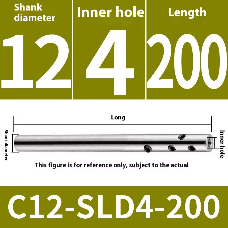 2059-High precision side solid SLD extension rod CNC milling cutter extended rod small diameter straight handle deep cavity avoidance C12C16C20 Shandong Denso Pricision Tools Co.,Ltd.